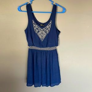 Blue dress
